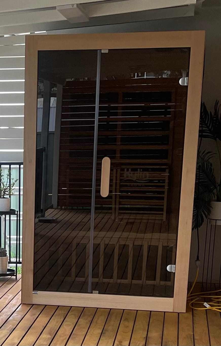 Customer photo review of Kylin Low EMF Carbon Infrared Sauna Room 2 Person H6203 (Floor Heater included)