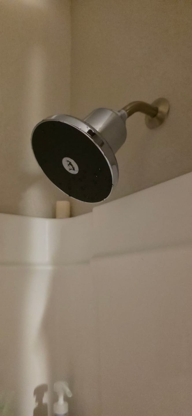 Customer photo review of Aquapure Ultimate Water Filter Showerhead