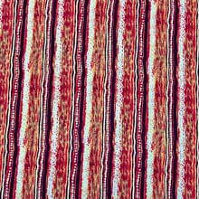 Customer photo review of Folk Stripe Viscose Challis Fabric