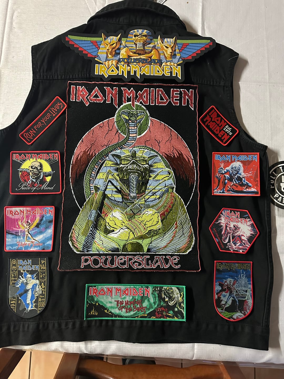 Customer photo review of Iron Maiden - Powerslave - Oversized Patch