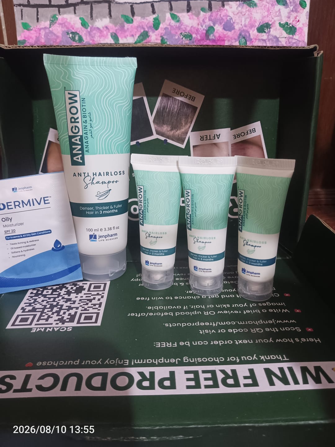 Customer photo review of Anagrow Shampoo