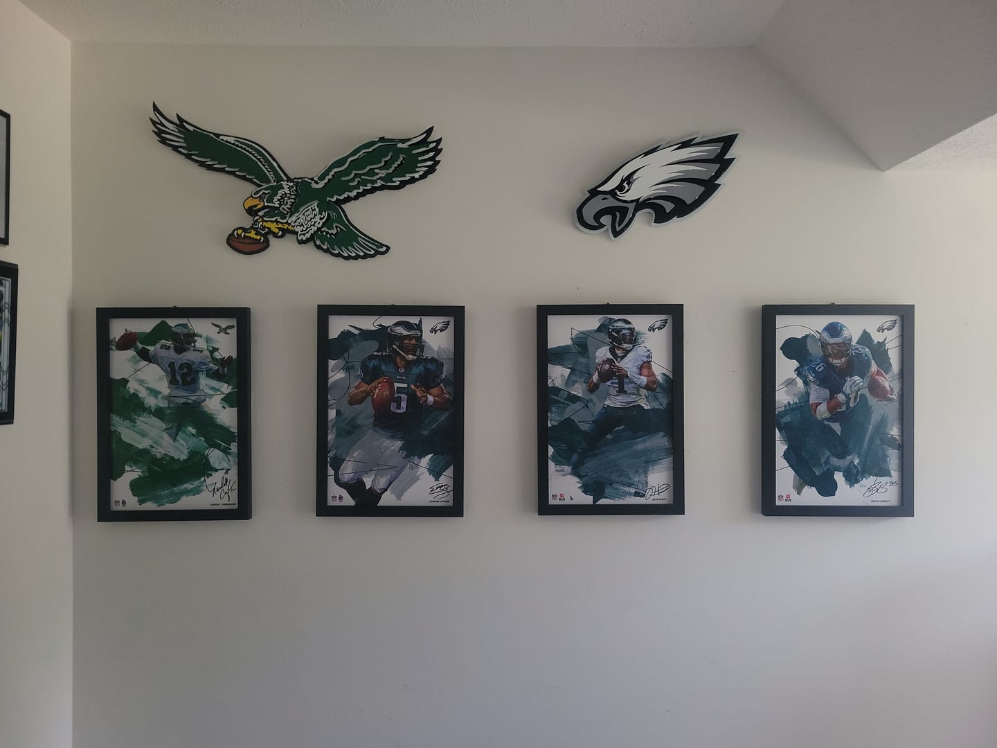 Customer photo review of Philadelphia Eagles "1987" Throwback 3D Vintage Metal Wall Art