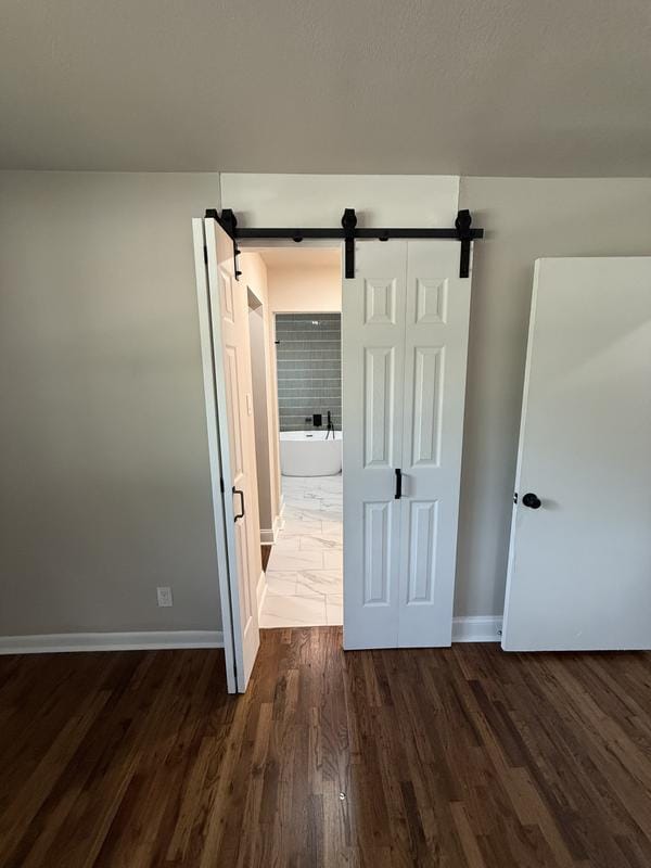 Customer photo review of TENONER White MDF 6 Panel Bi-Fold Sliding Barn Door for Closet, Pantry, Bedroom - Finished Door Slab and Space-Saving
