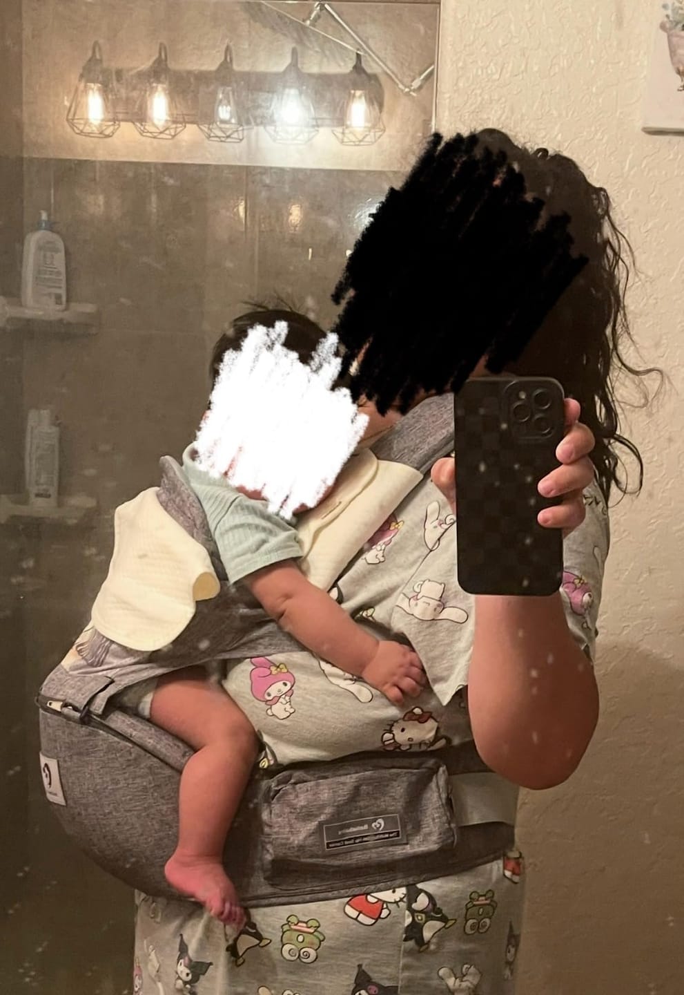 Customer photo review of Ashton ComfortCarry™ Baby Carrier