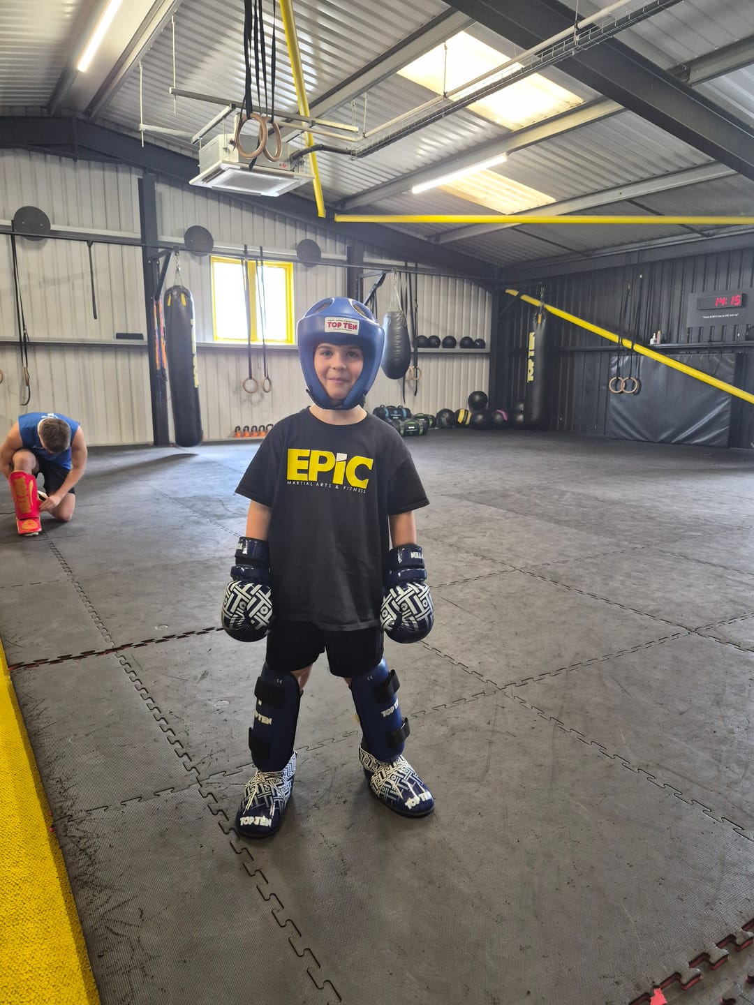 Customer photo review of TOP TEN Head Guard "Competition Fight"