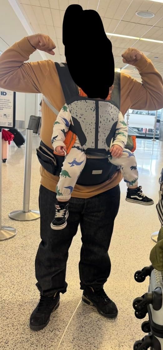 Customer photo review of Ashton ComfortCarry™ Baby Carrier