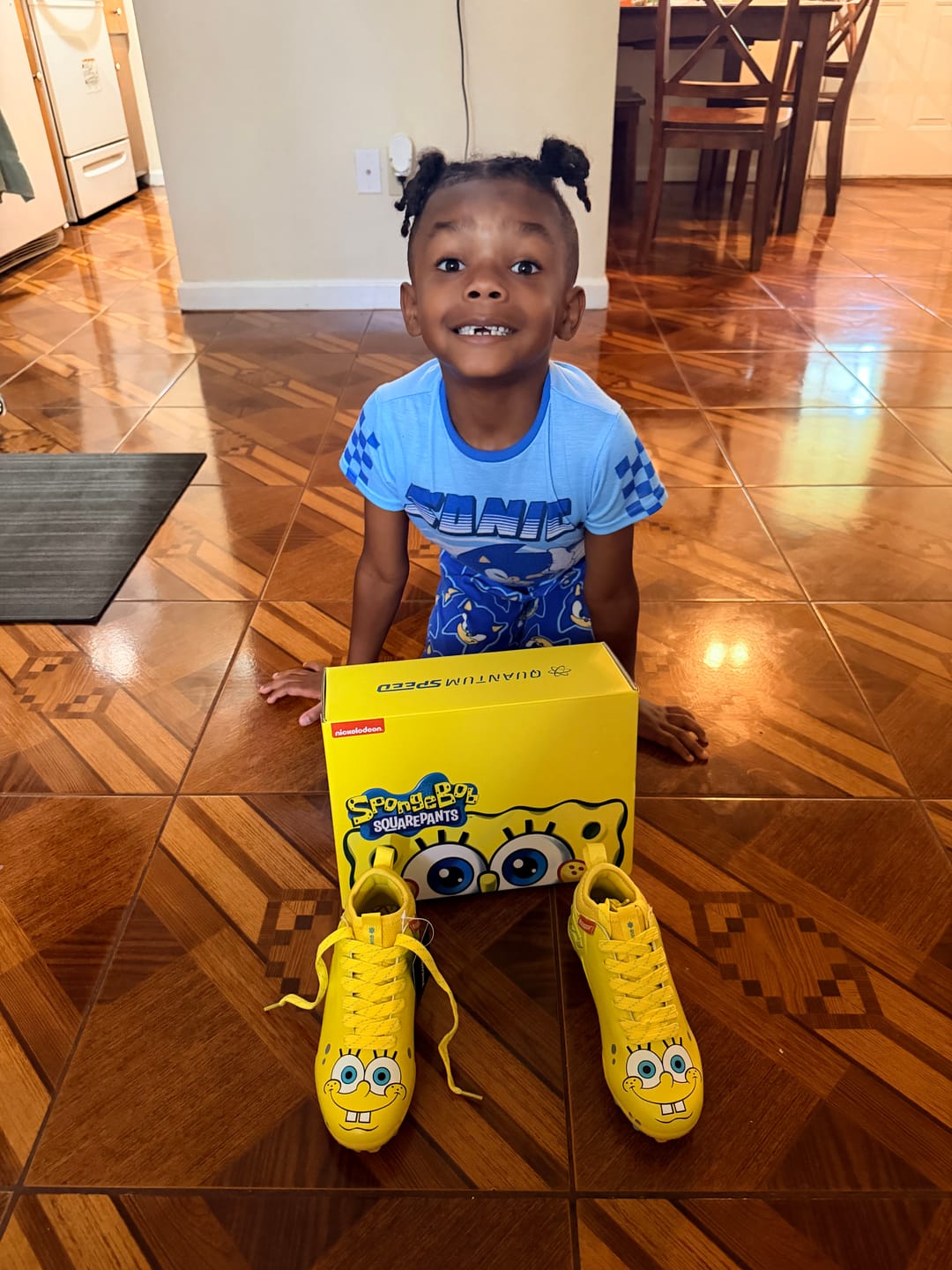 Customer photo review of SpongeBob Football Cleats - Quantum Speed 2.0 by Phenom Elite