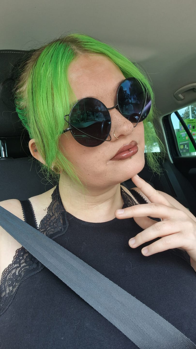 Customer photo review of Cosmic Eyeglasses