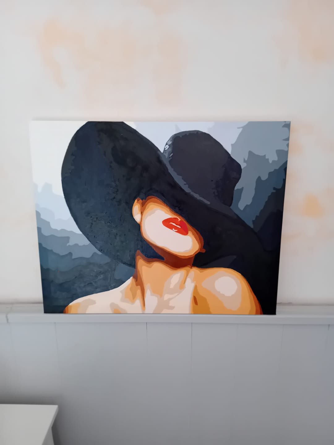 Customer photo review of Femme au chapeau noir