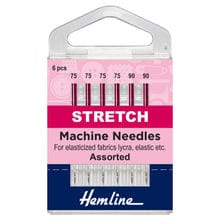 Customer photo review of Stretch Machine Needles Hemline