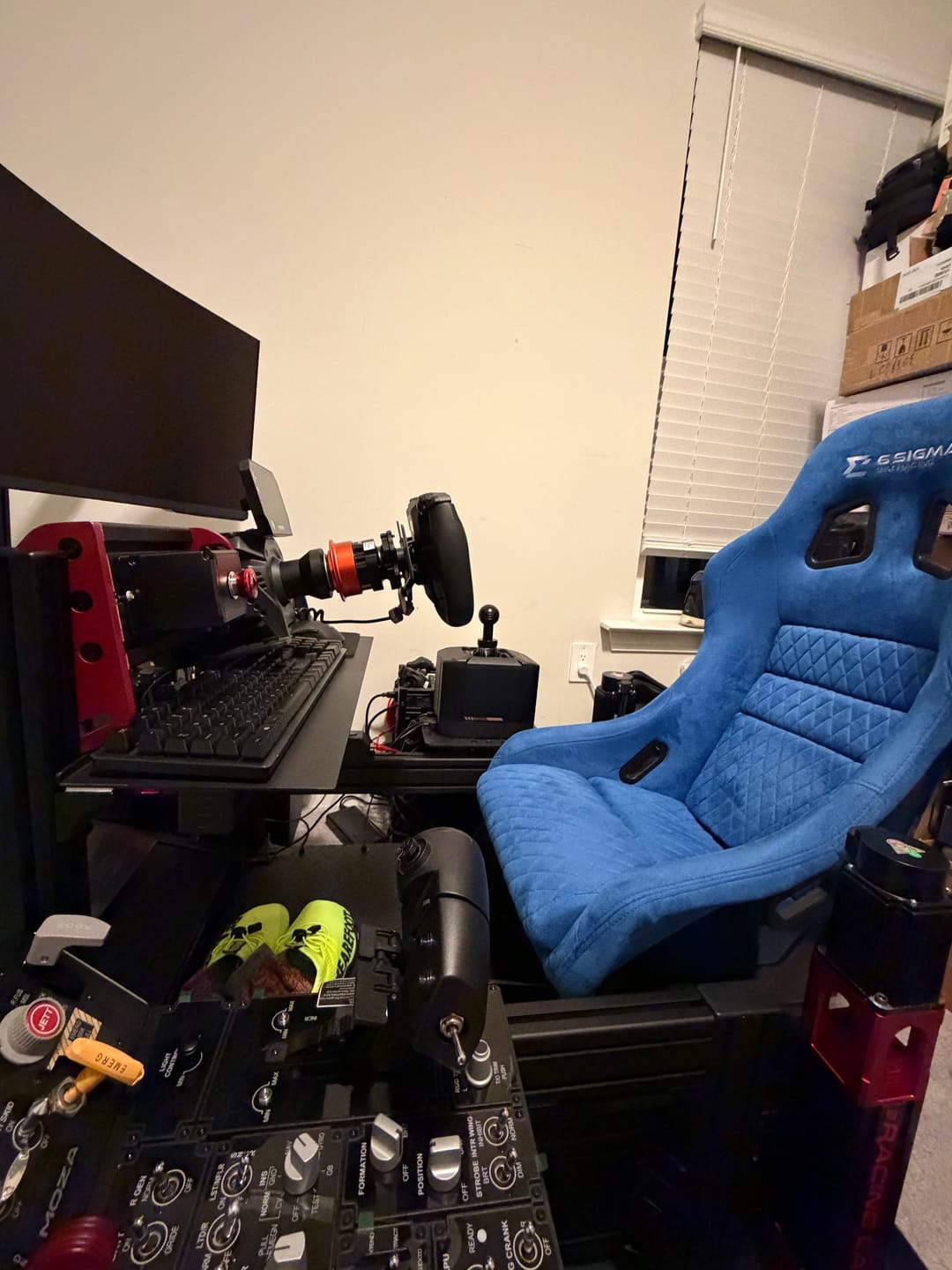 Customer photo review of GTR large Bucket Seat (Galaxy Blue)