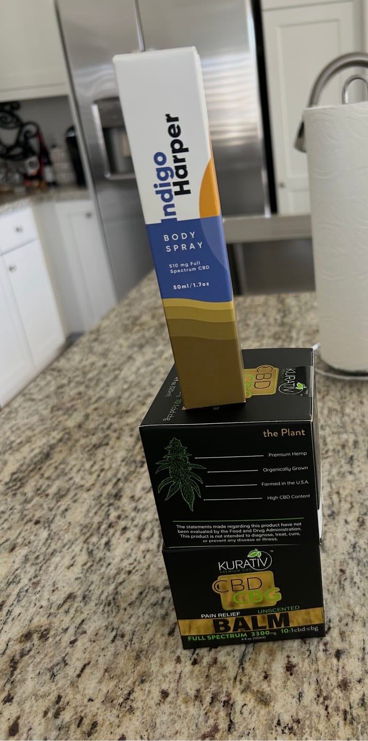Customer photo review of Full Spectrum 3300mg CBG Balm