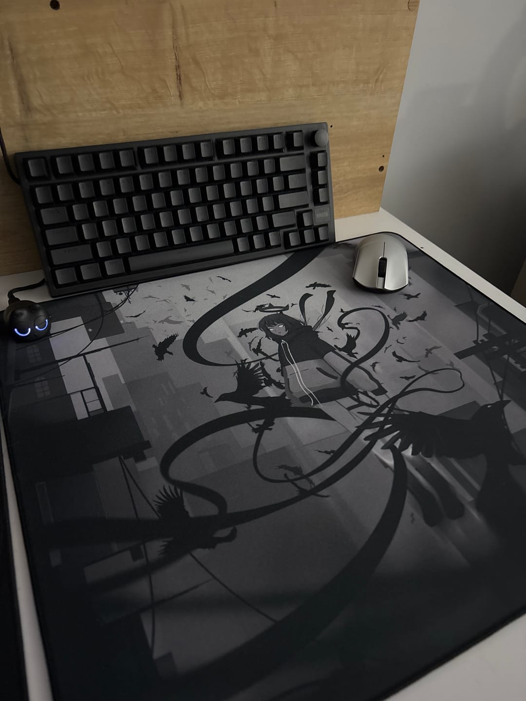 Customer photo review of Wraith Ace Series [Ravenfall] Limited Edition Poron Mousepad