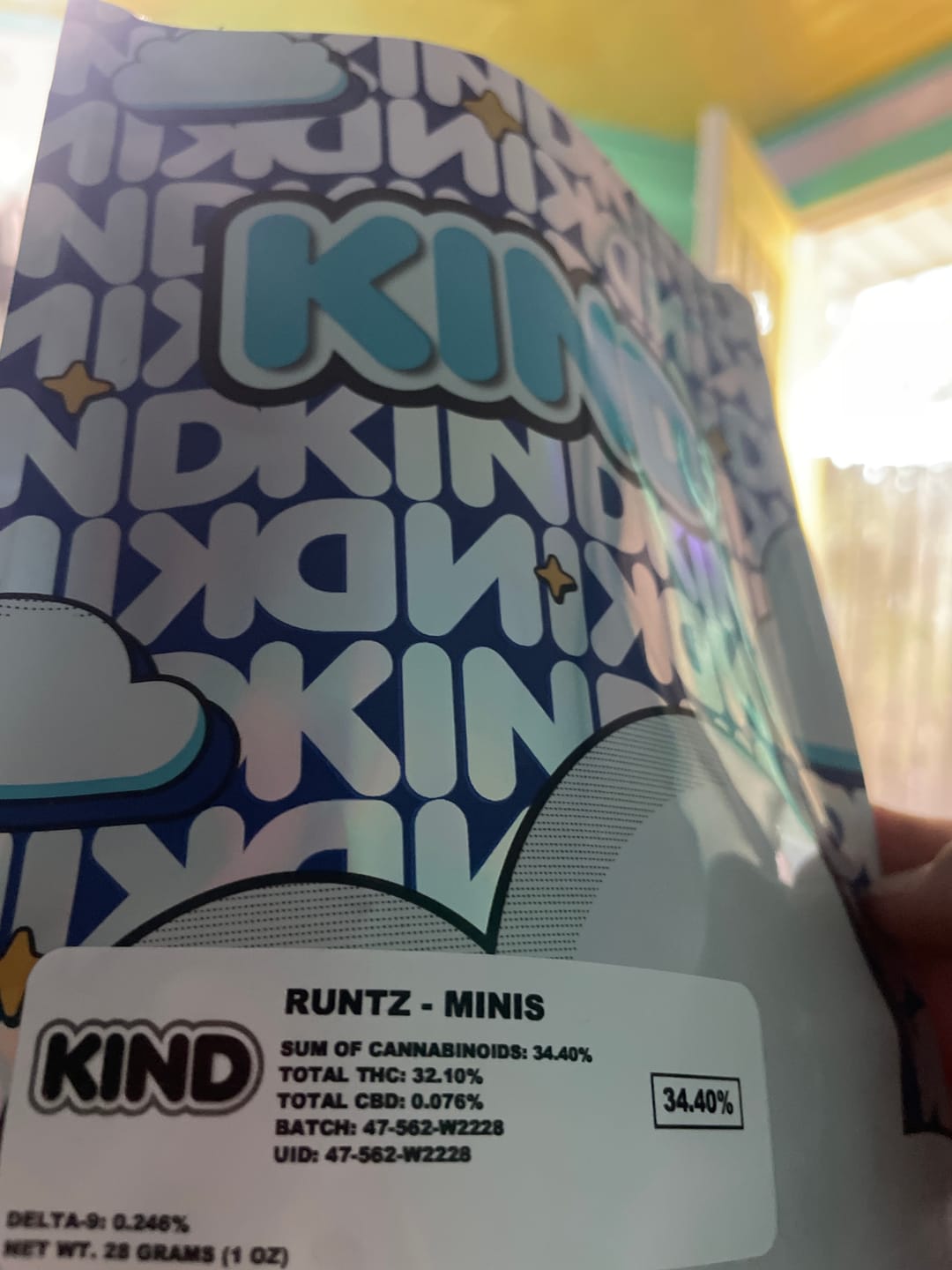 Customer photo review of Runtz - Minis - 28 Grams - Hybrid