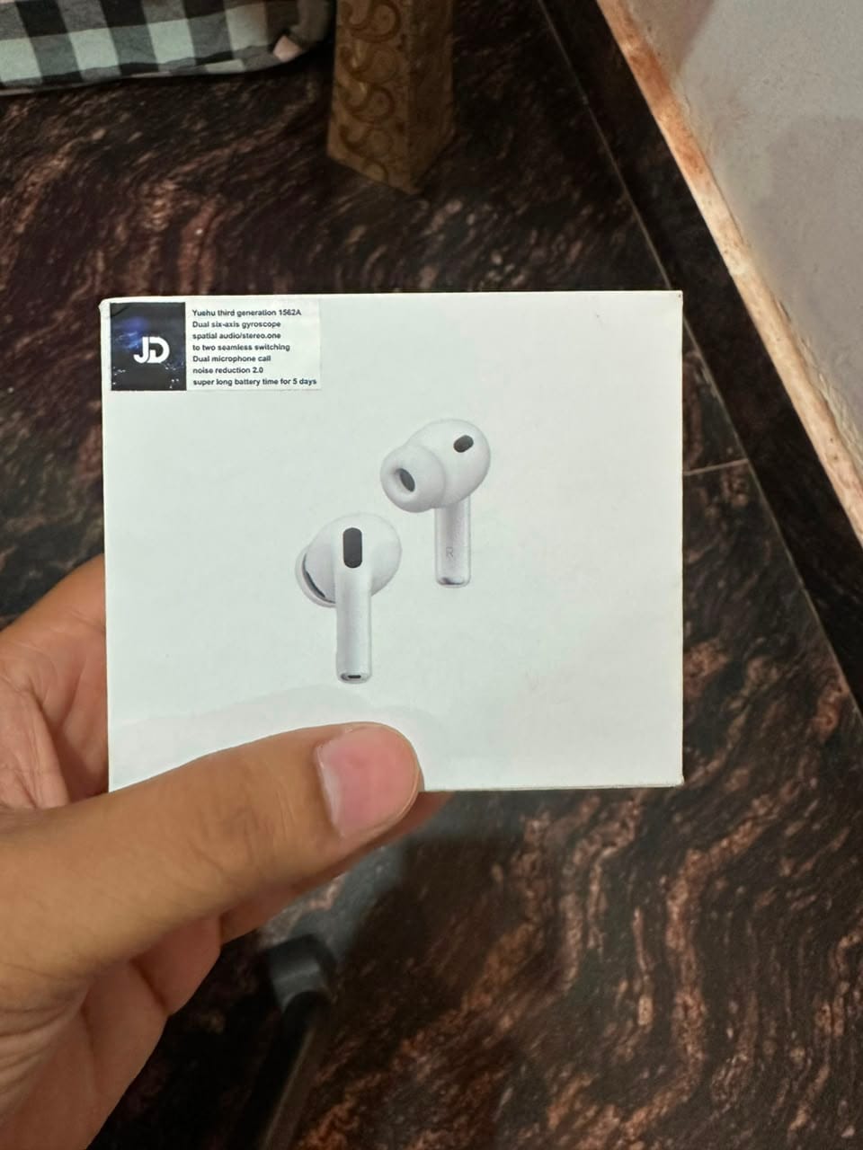 Customer photo review of Ethopods Pro 3 - USA Quality (PopUP Window, Working serial Number, OG Box With MRP 6 Months Warranty & 7 days returns- Type C