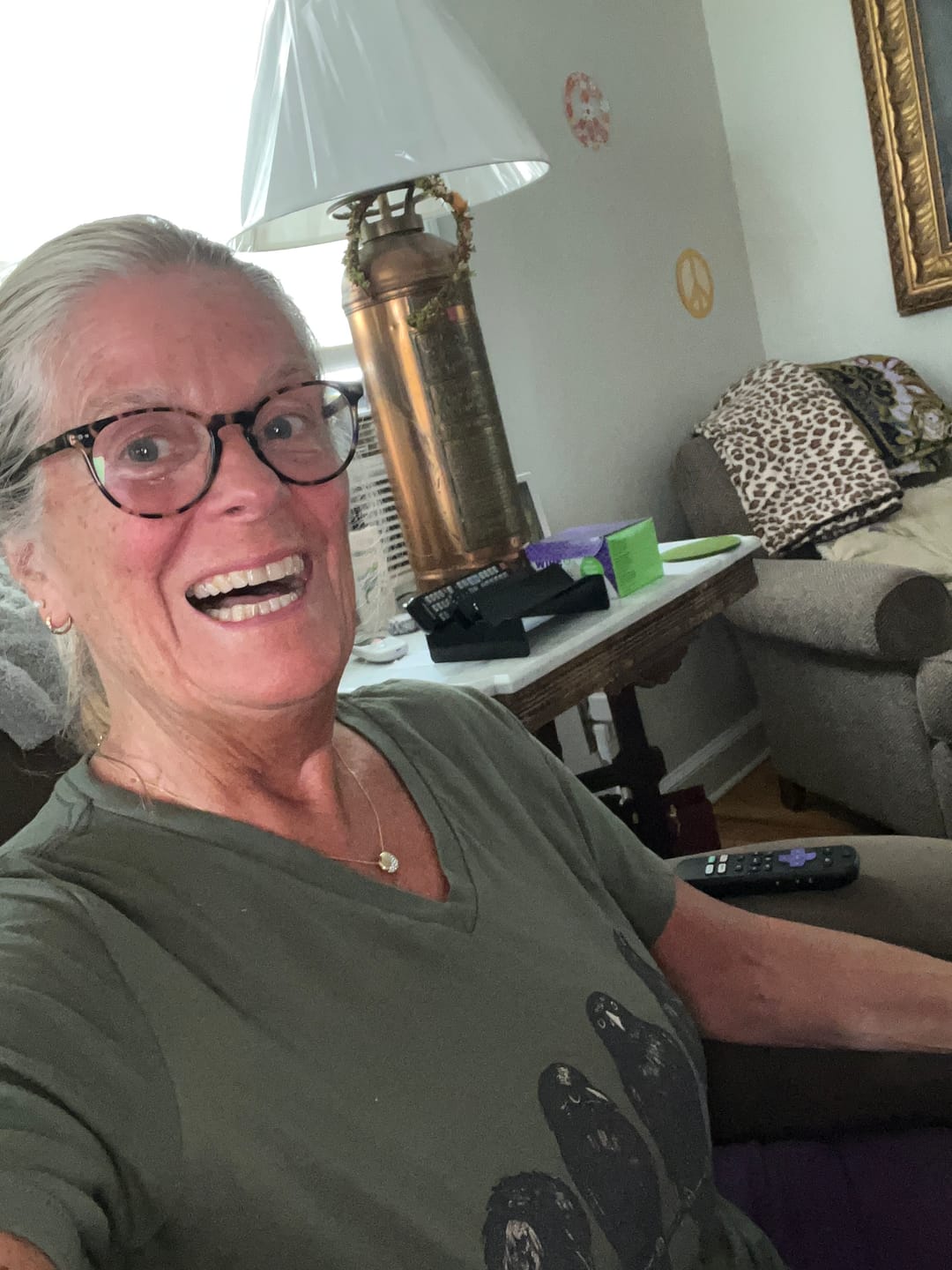 Customer photo review of Murder In Progress Crows V-Neck T-Shirt