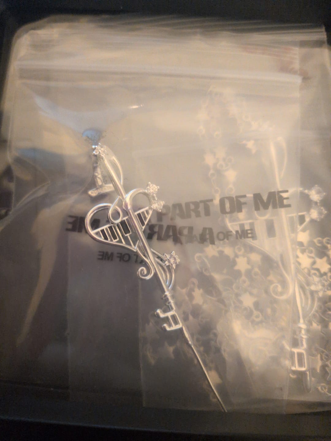 Customer photo review of Piano Keys Platinum Plating Piano Music Note Needle Piercing Earring™
