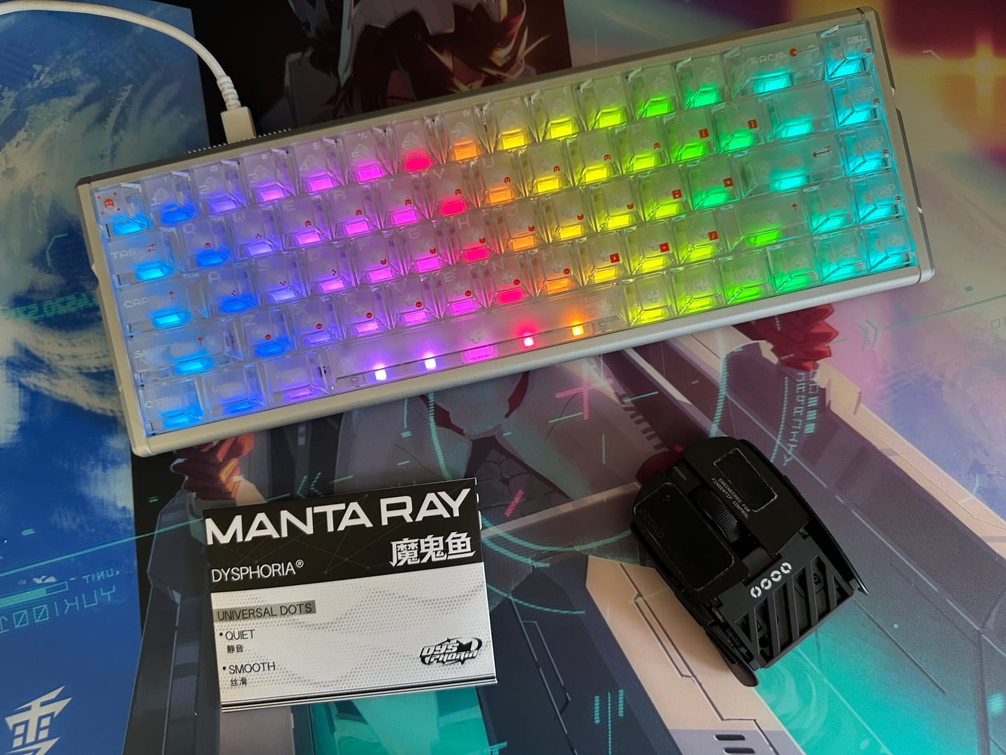 Customer photo review of ATK RS6+ Alüminyum Klavye (Manyetik Switch / HE)