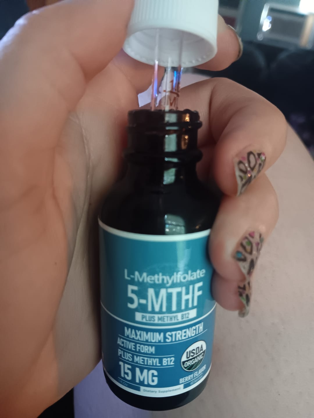 Customer photo review of Trendora Nutrtion L-Methylfolate 15mg + B12 Pro Strength