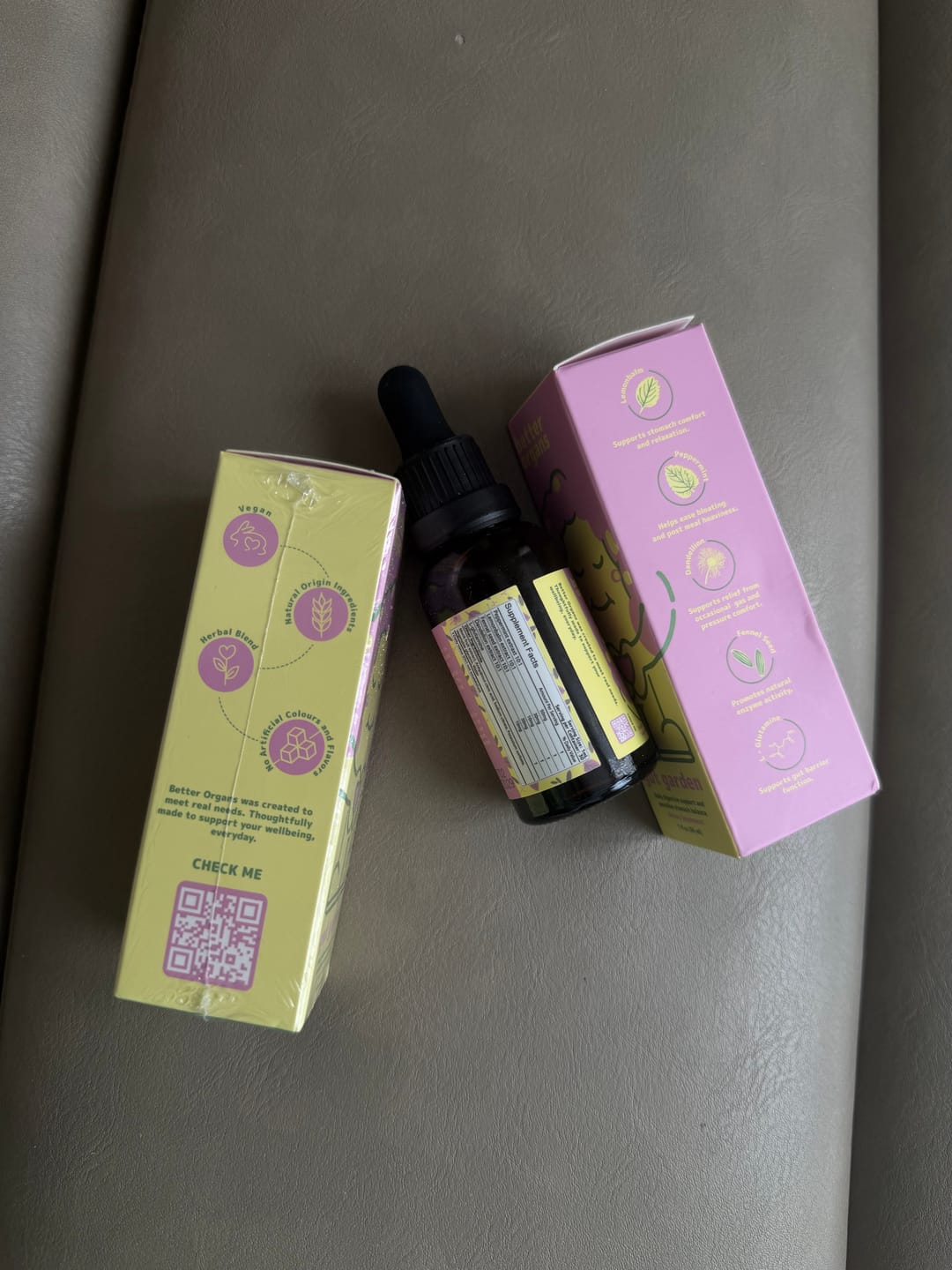 Customer photo review of Gut Garden | Daily Liquid Digestive Support & Sensitive Stomach Balance