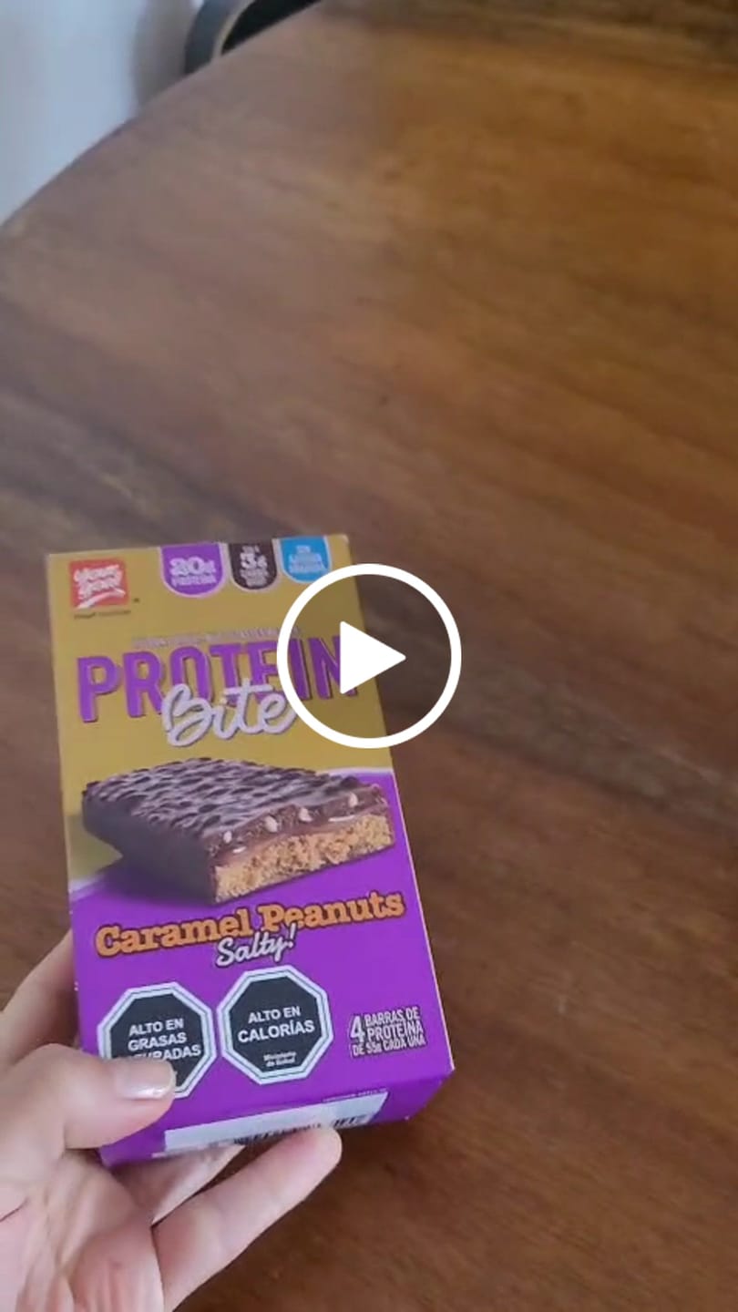 Customer video review of Pack 3 Protein Bite Your Goal 12 Barras