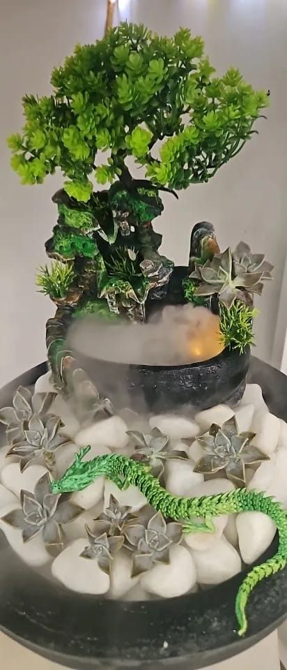 Customer photo review of LED Feng Shui Waterfall Fountain