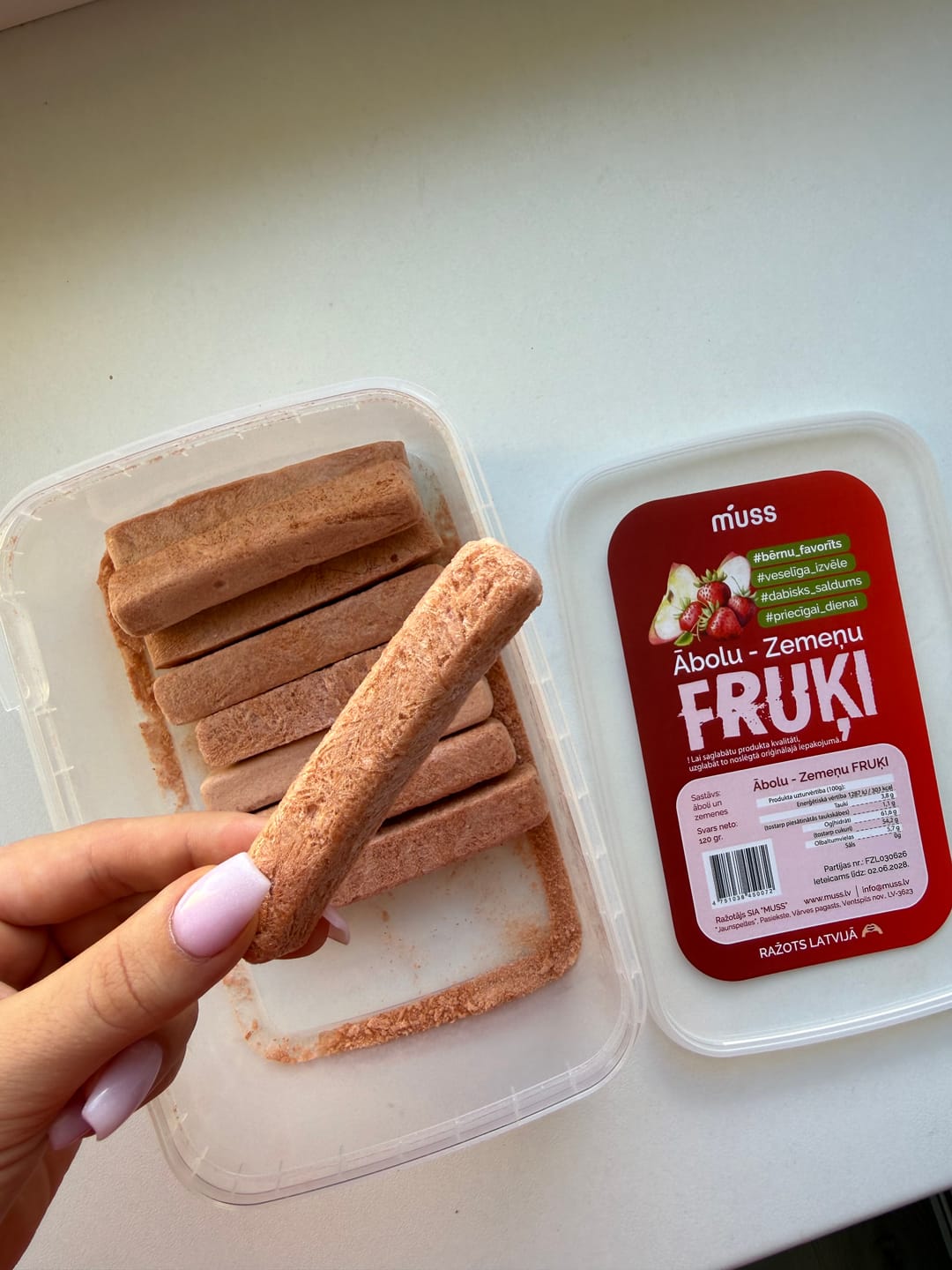 Customer photo review of Zemeņu fruķi