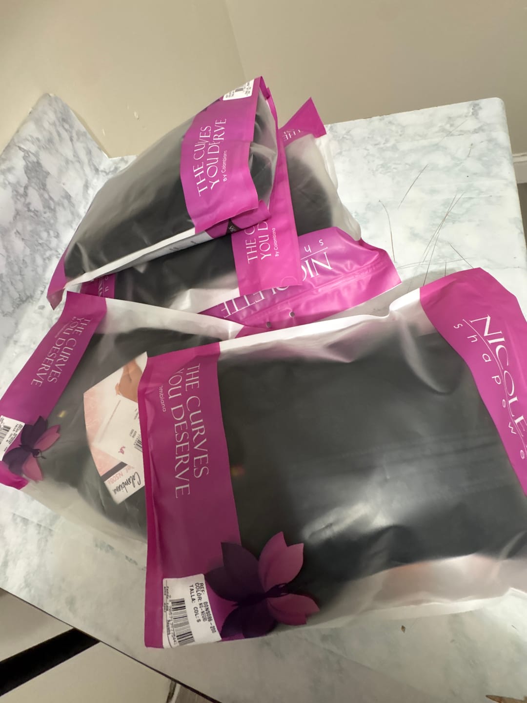 Customer photo review of Sculpting Faja with Hooks & Built-In Bra NS086