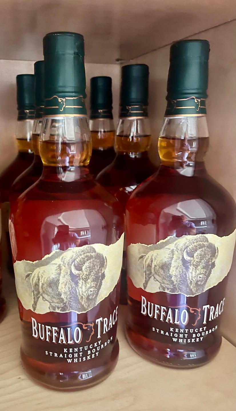 Customer photo review of Buffalo Trace Bourbon Whiskey Case Bundle (12 Bottles) (750ml)