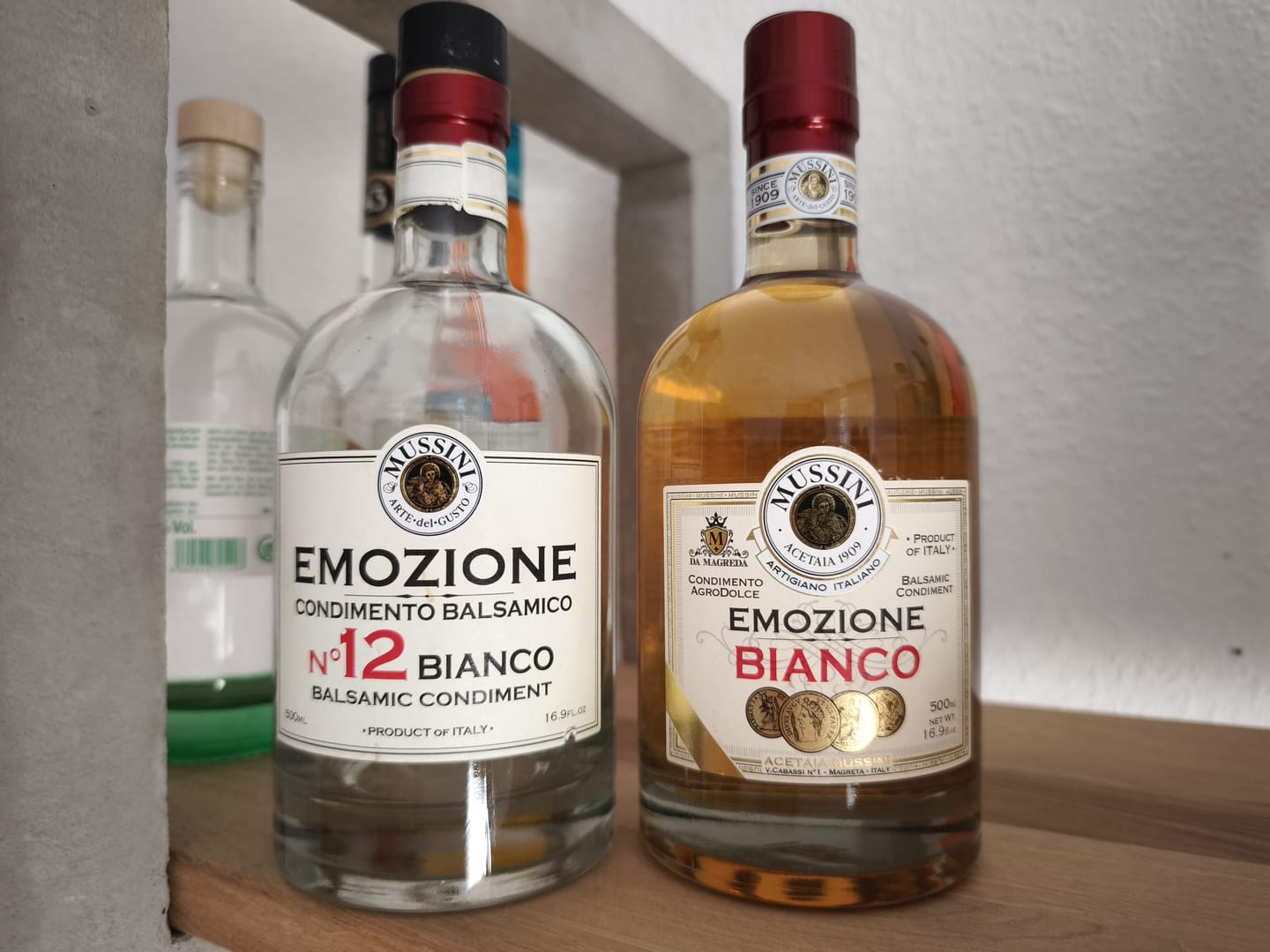Customer photo review of Weißer Balsamicoessig aus Modena Emozione N°12, 0,5 L - Mussini