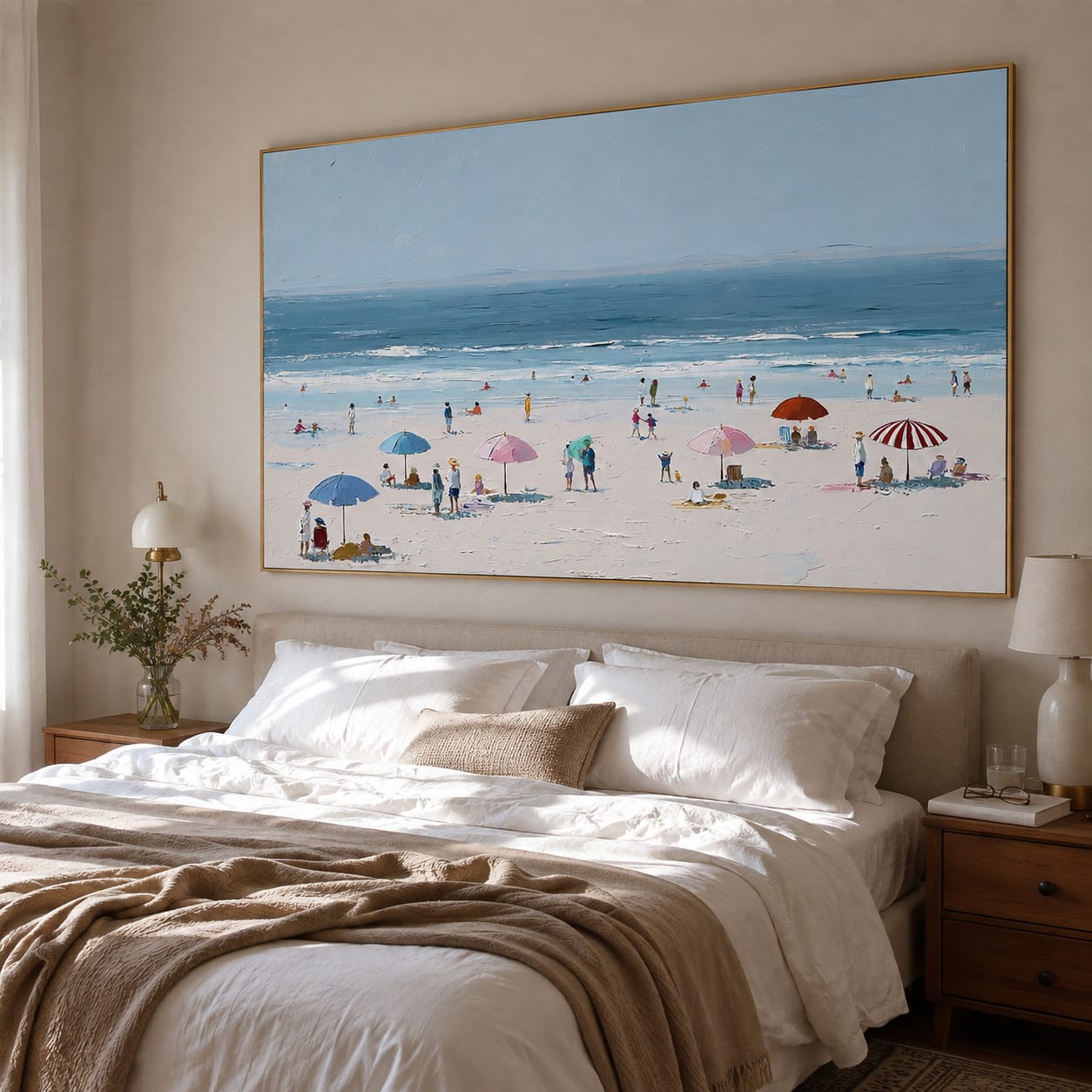 Customer photo review of Azure Shore-Beach Painting