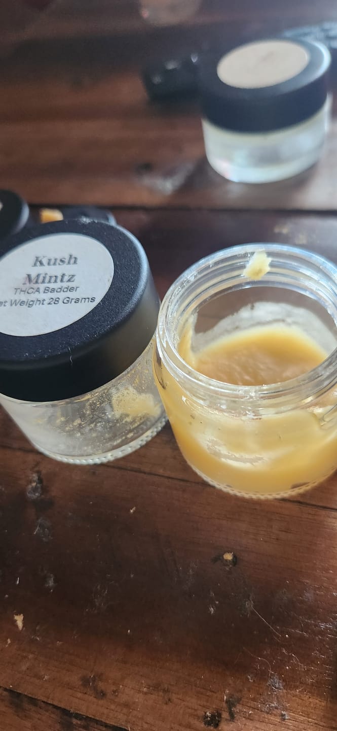 Customer photo review of Kush Mintz | THCA Badder