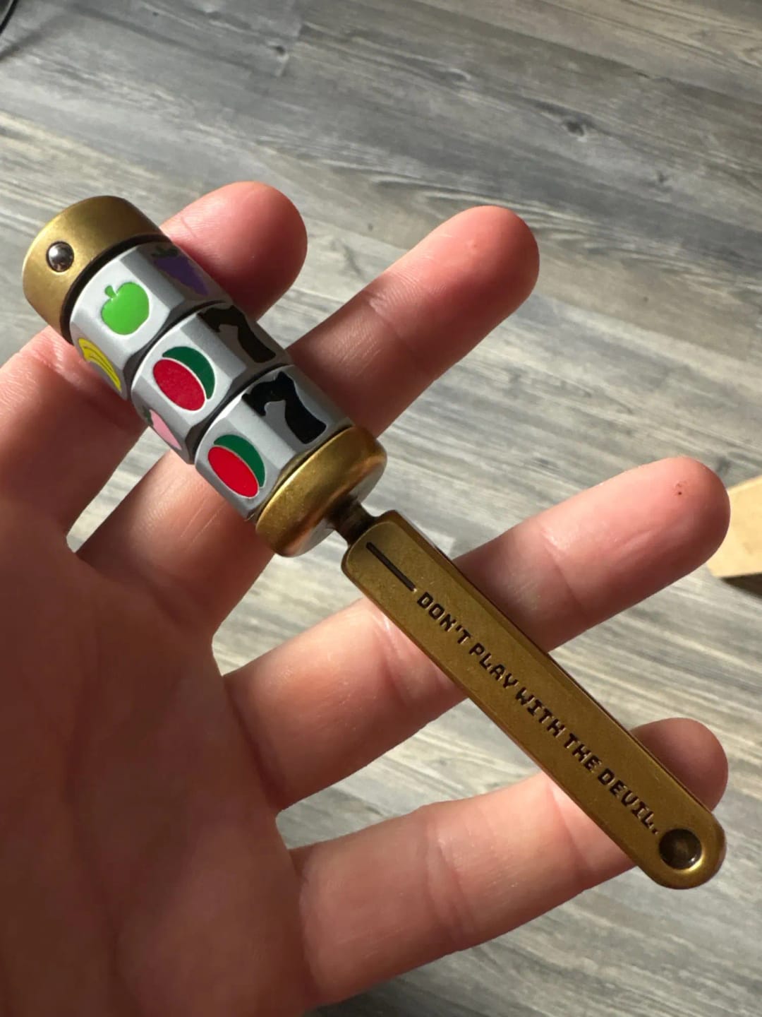 Customer photo review of EDC Slot Machine Fidget Spinner