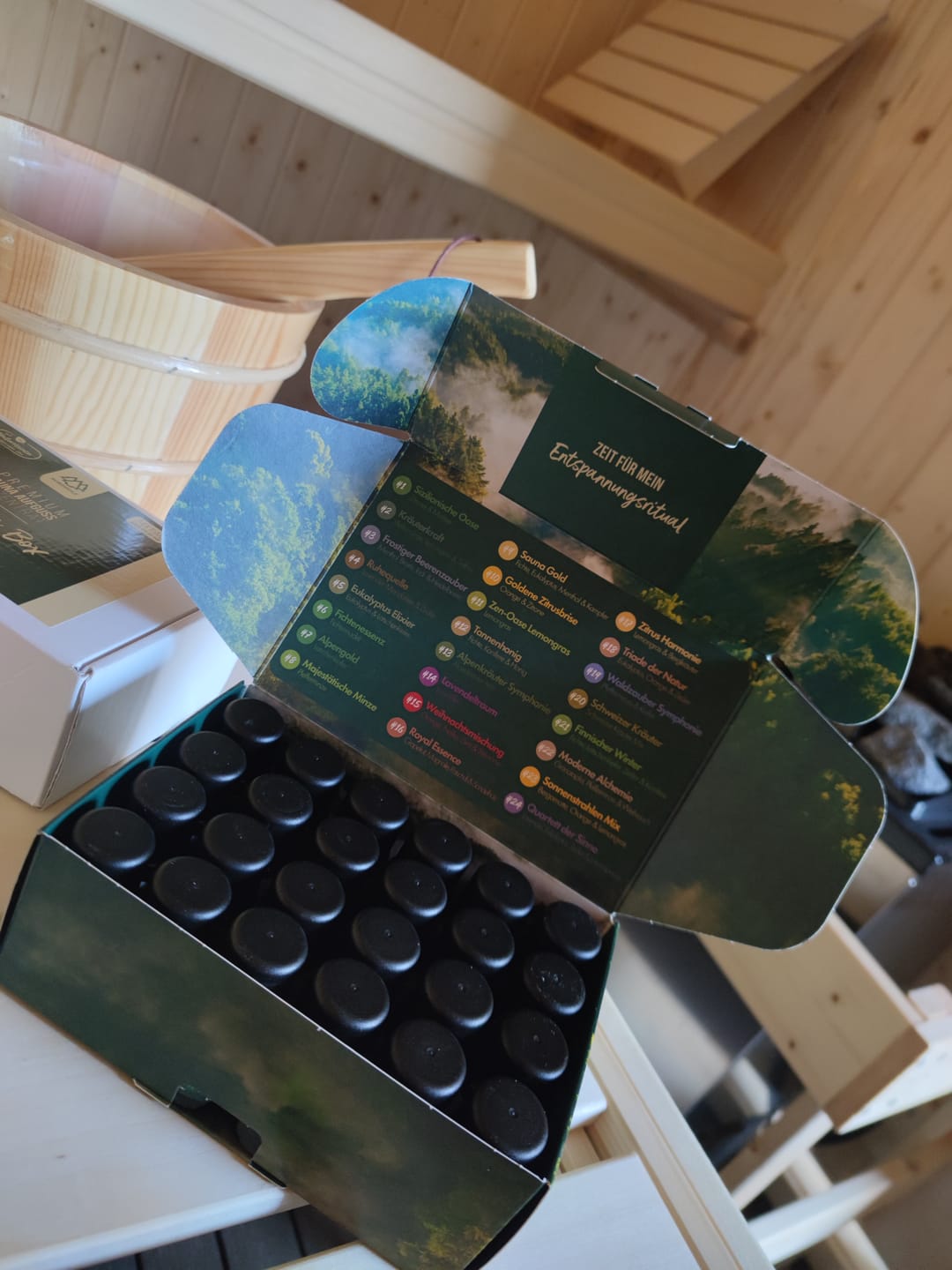 Customer photo review of Sauna Aufguss Discovery Box 1