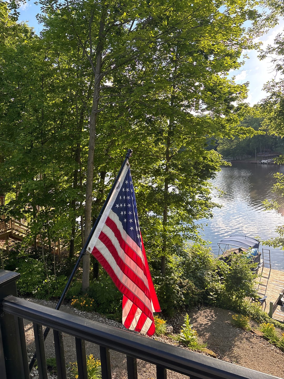Customer photo review of 4' x 6' American Flag