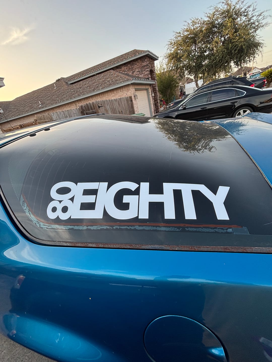 Customer photo review of 80Eighty® White Decal