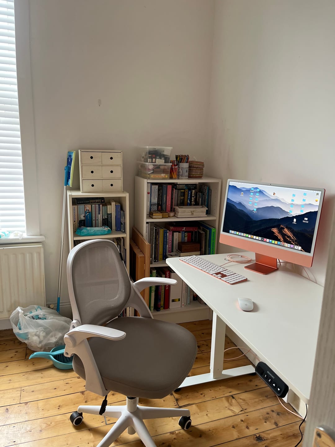 Customer photo review of Electric Standing Desk For Home & Office