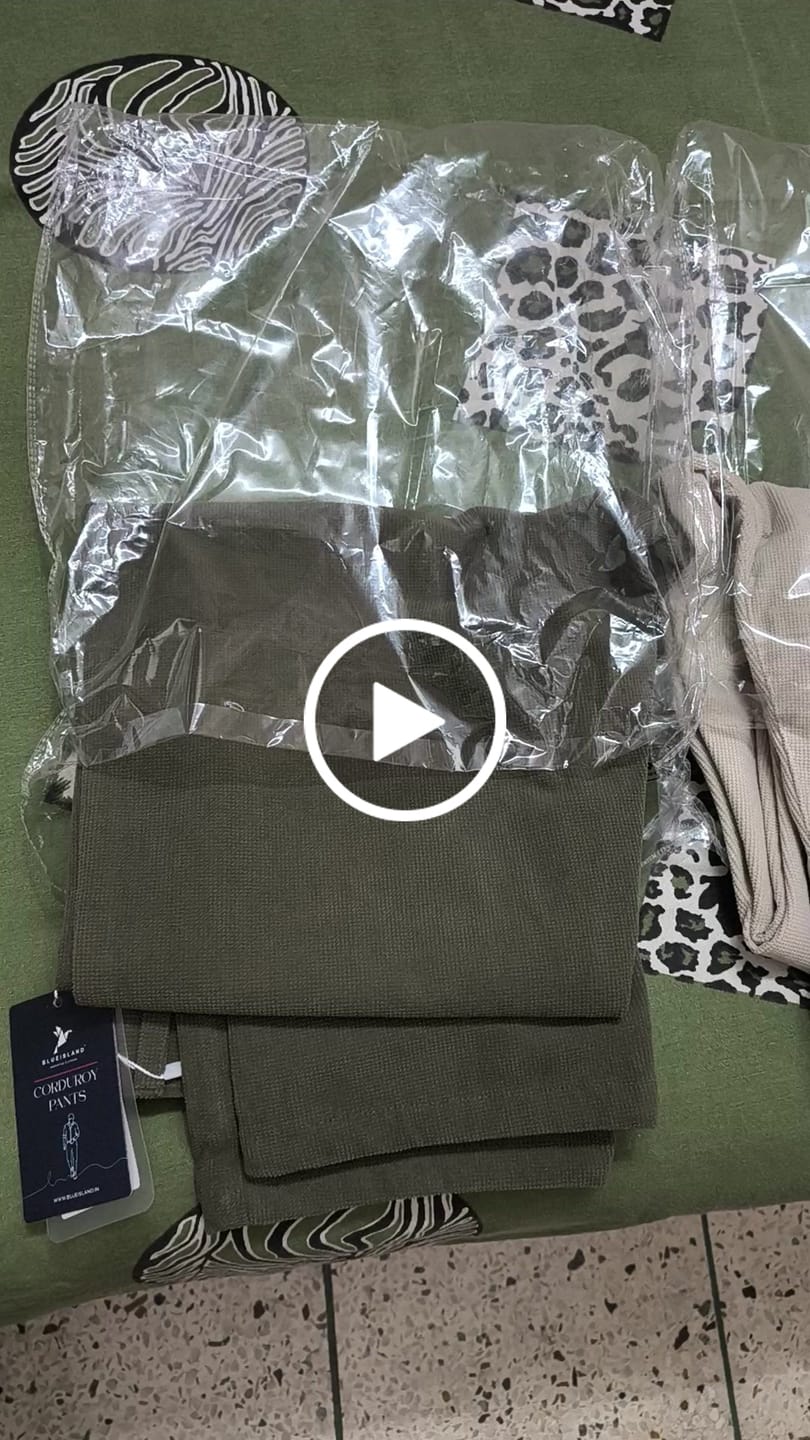 Customer video review of Olive Textured - Corduroy Pant
