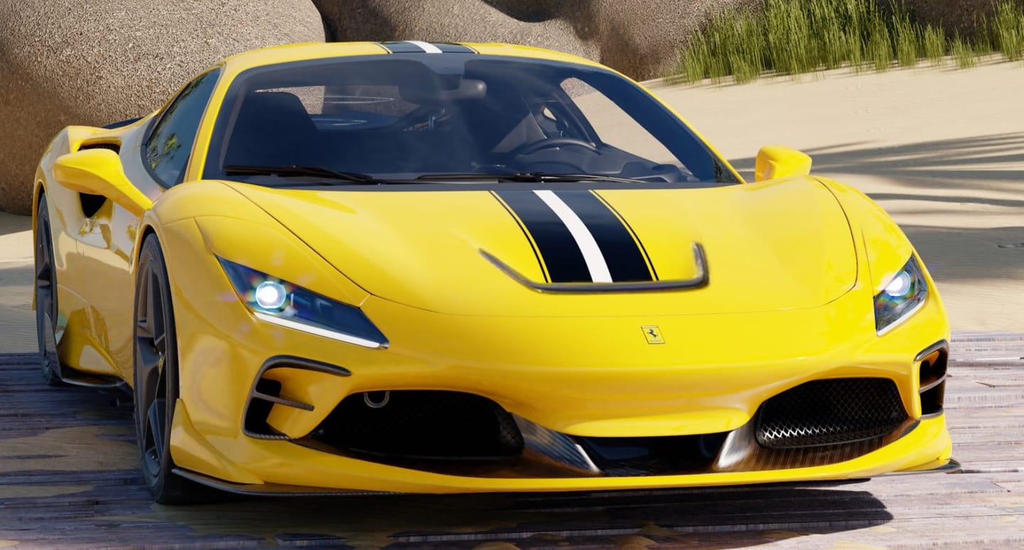Customer photo review of Ferrari Pre-Preg Carbon Fiber OEM Style Hood Vent for F8