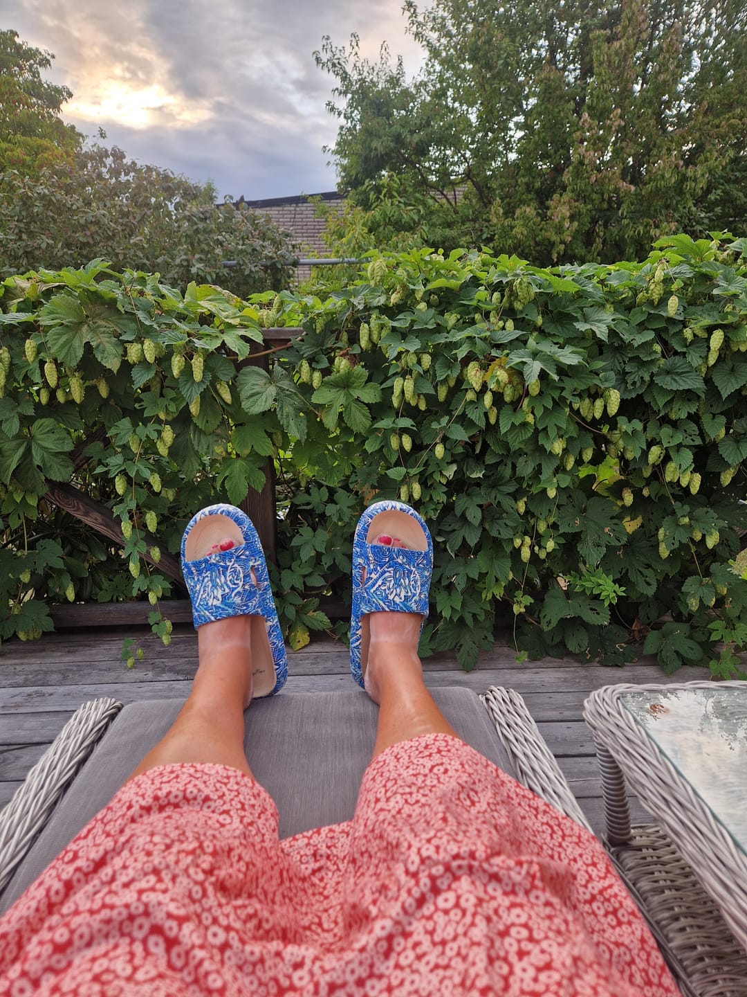 Customer photo review of HappyFlops Bohemian