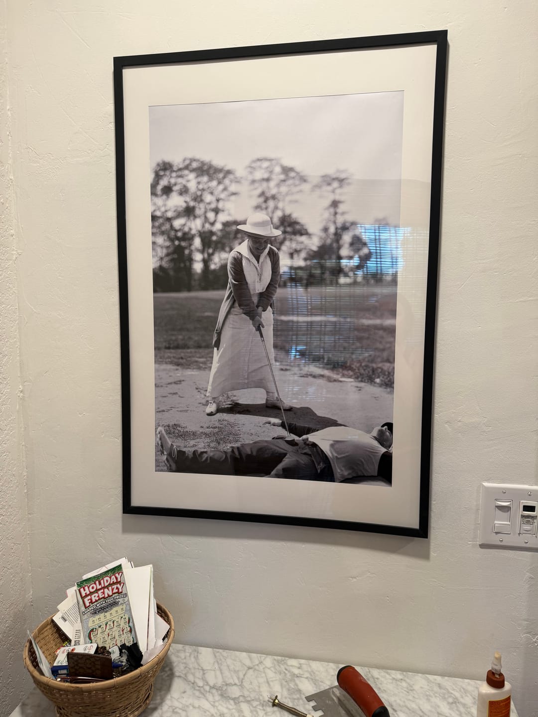 Customer photo review of Woman Golfing On Top Of Man