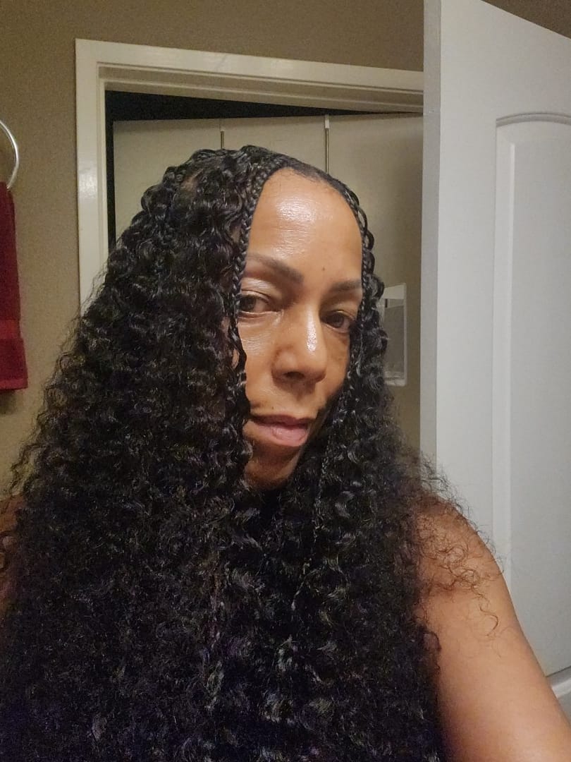 Customer photo review of Miracle Knots Crochet Hair Body Wave