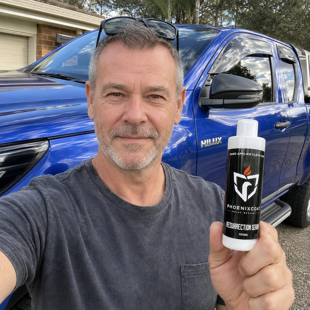 Customer photo review of PhoenixCoat™ Paint Revival Serum