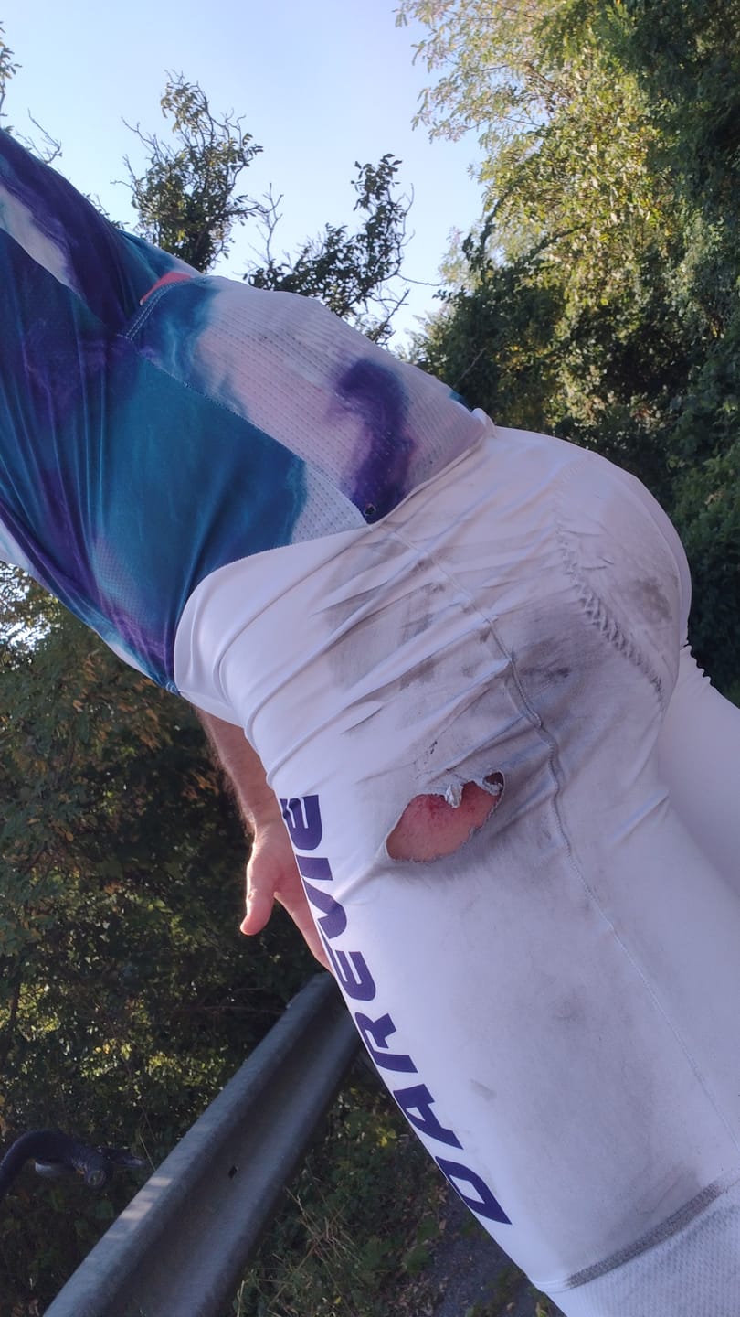 Customer photo review of E.C. LUXRIDE SKINSUIT