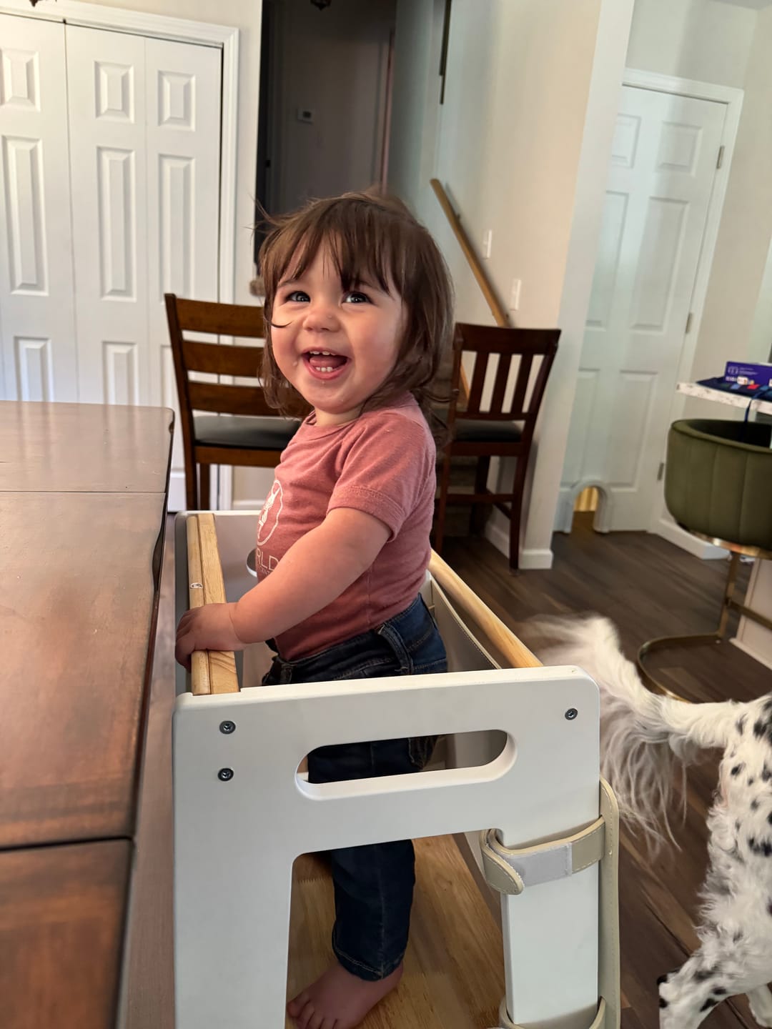 Customer photo review of Nordo Toddler Kitchen Tower