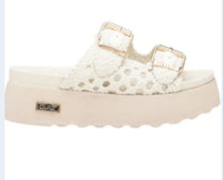 Customer photo review of Cult Ciabatta Donna Intrecciata Platform Bianca