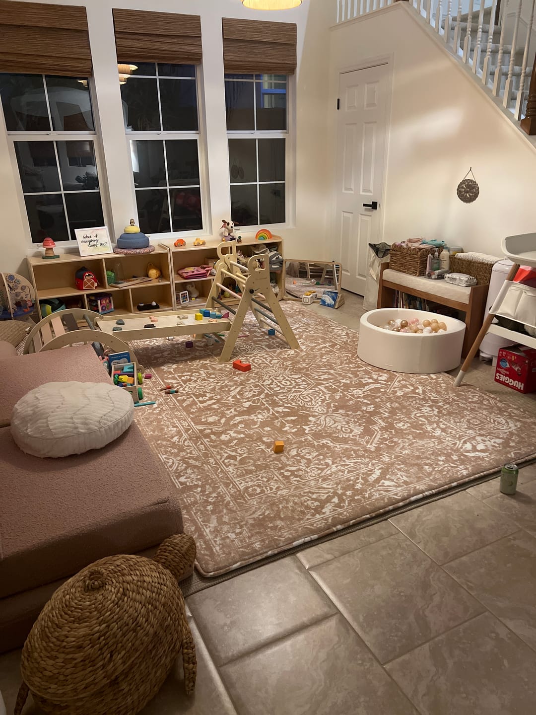 Customer photo review of Designer Relax Mat - 1.4" Thick Foam Base