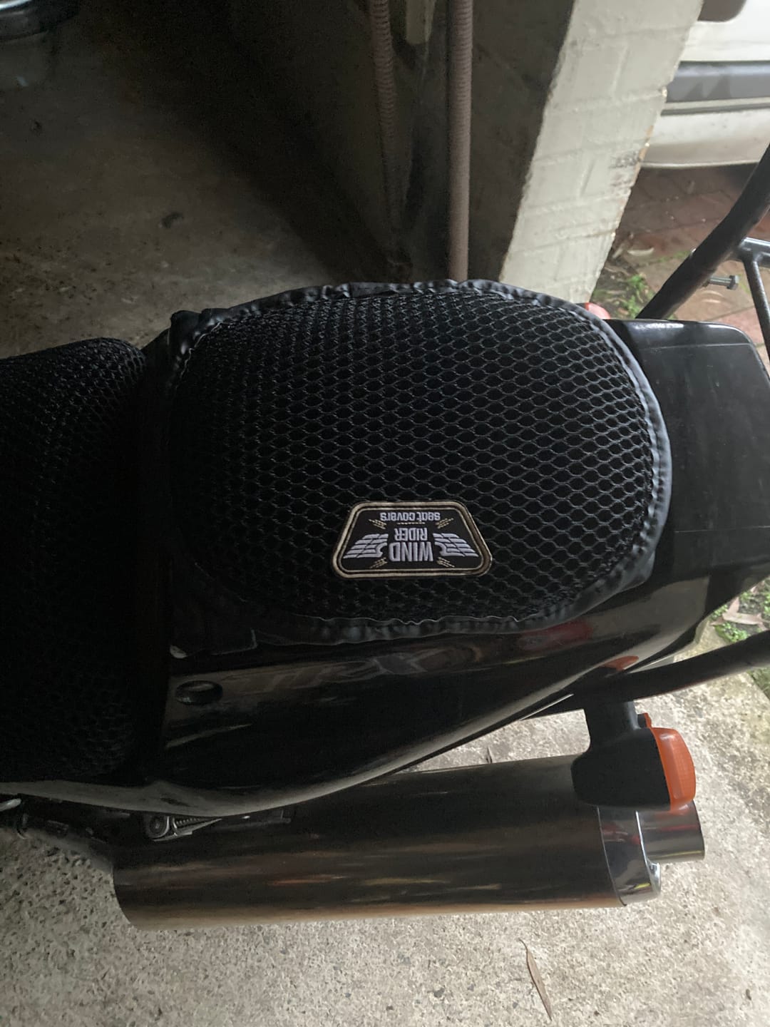 Customer photo review of Wind Rider Seat Cover