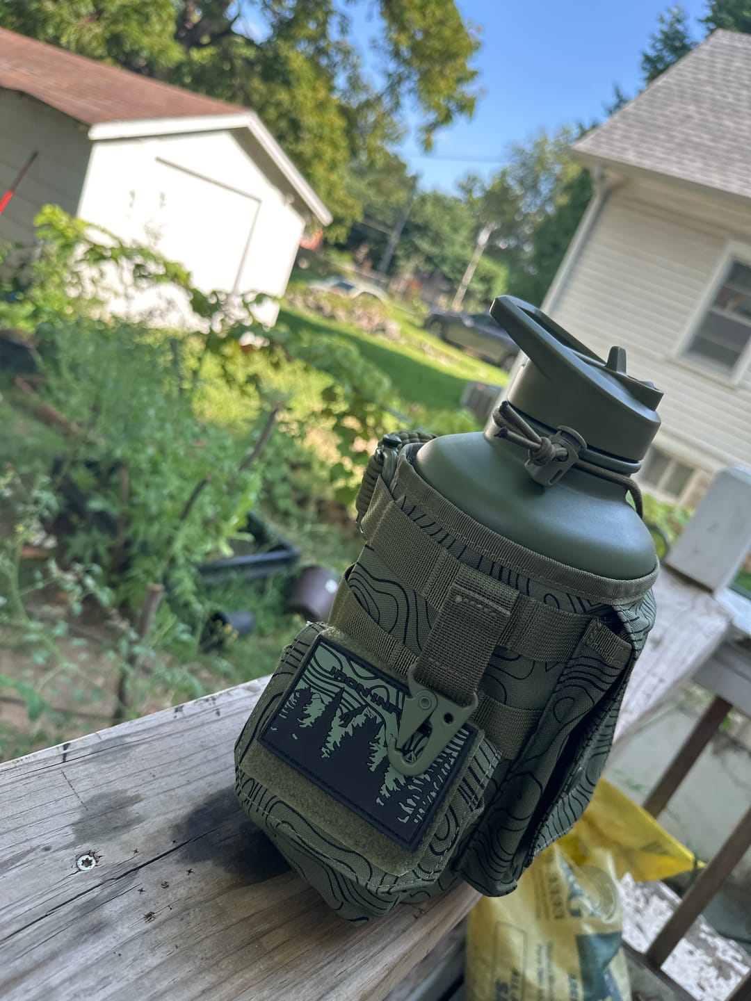 Customer photo review of 64oz Battle Bottle Water Bottles