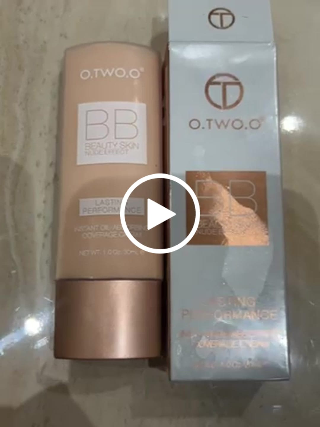 Customer video review of O.TWO.O BEAUTY SKIN NUDE EFFECT BB CREAM